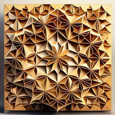 3D model geometric pattern (STL)